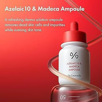 Dr. Ceuracle Azelaic 10 & Madeca Ampoule Καταπραϋντικό Serum Προσώπου 30ml