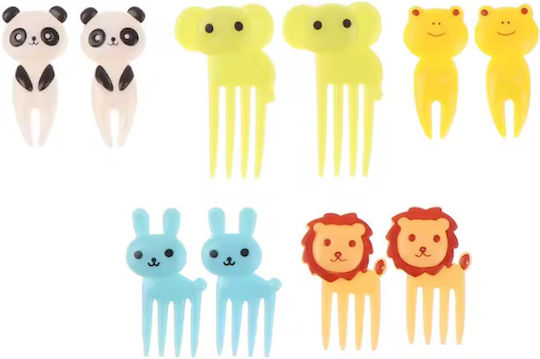 Forks for Lunchbox/Food containers Plastic Kids' Lunch Set Various Designs / Assortment of Designs