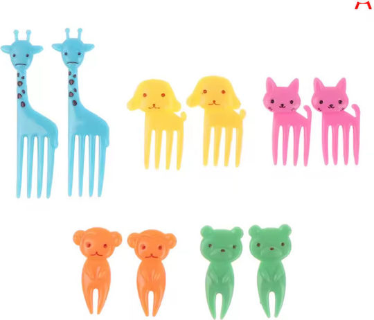 Forks for Lunchbox/Food containers Plastic Kids' Lunch Set Various Designs / Assortment of Designs