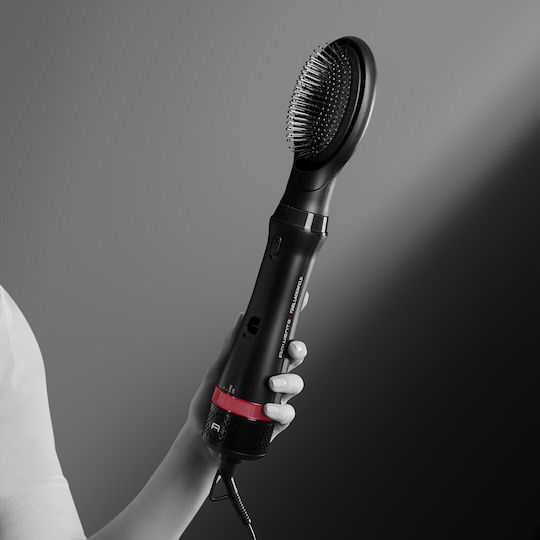 Rowenta Karl Lagerfeld Ceramic Electric Hair Brush with Air for Hair Straightening and Curls 800W
