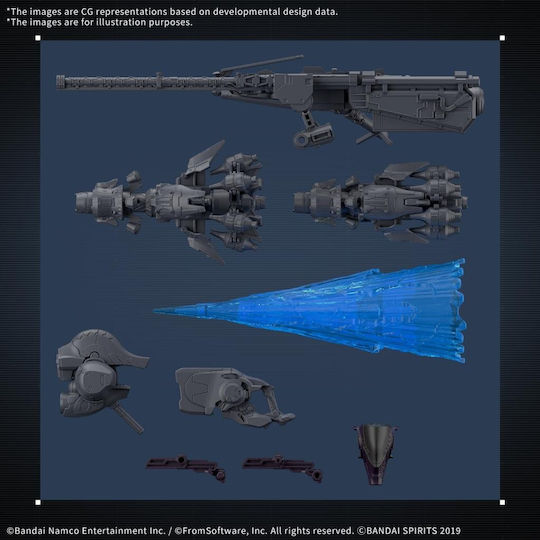 Armored Core Vi 30mm Arquebus Add Ve-404 Open Faith Model Kit
