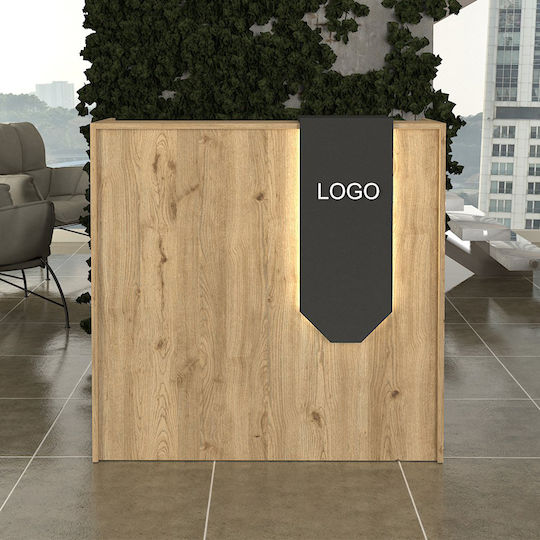 Megapap Navita Professional Reception Desk L113.6xW42xH111.8cm