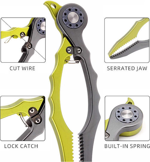 Atisen Grip de Pește din Aluminiu M-114 Grip din Aluminiu