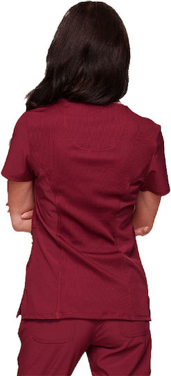 Cherokee Cke2625a Medizinische Bluse Burgundisch