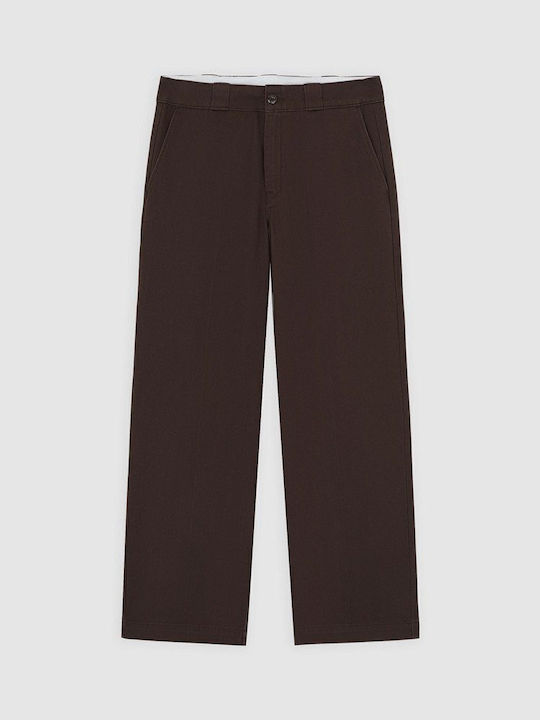Дамско Текстил Панталон Dark Brown