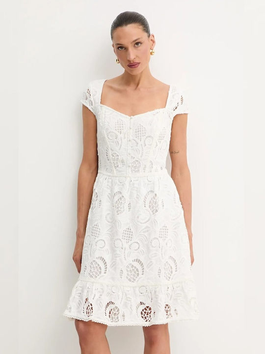Mini Damenkleid Weiß