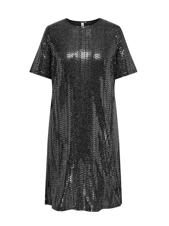 Midi Abendkleid Schwarz