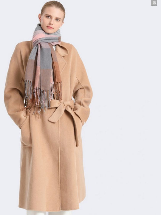 Women's Wool Scarf Pink