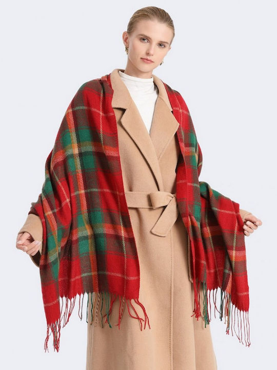 Women's Wool Scarf Red