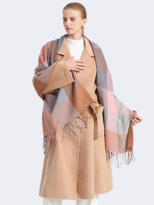 Women's Wool Scarf Pink