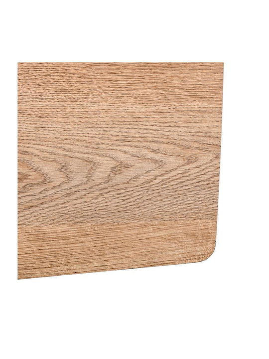 Rustic Eichenholz Rechteckiges Zentrales Kaffeetisch M120xL60xH45cm