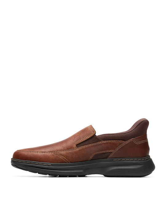 Step Men's Anatomic Leather Casual Shoes Brown