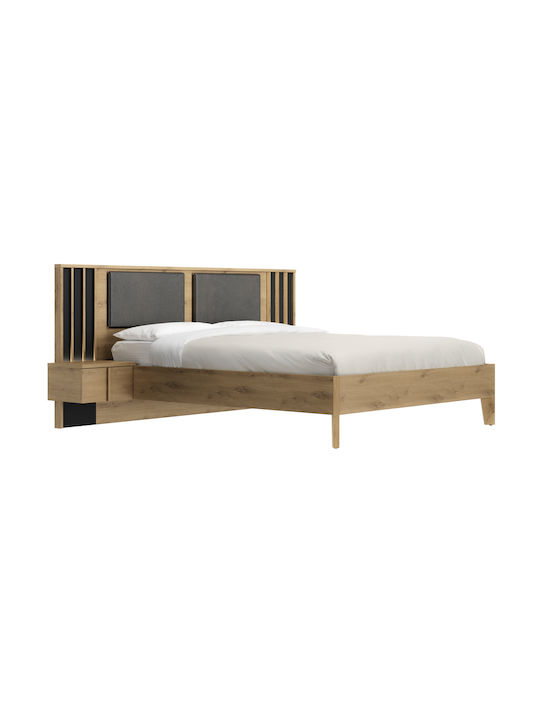 Set de Dormitor Artisan Oak / Black 160x200buc 3buc