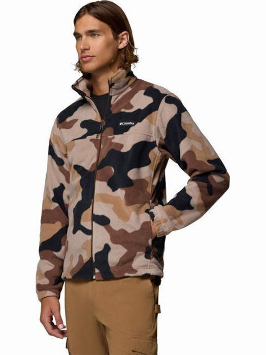Steens Men's Fleece Cardigan Camo