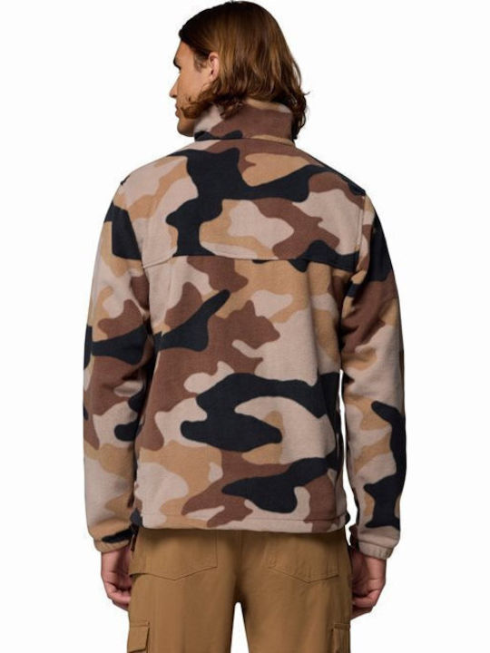 Steens Men's Fleece Cardigan Camo