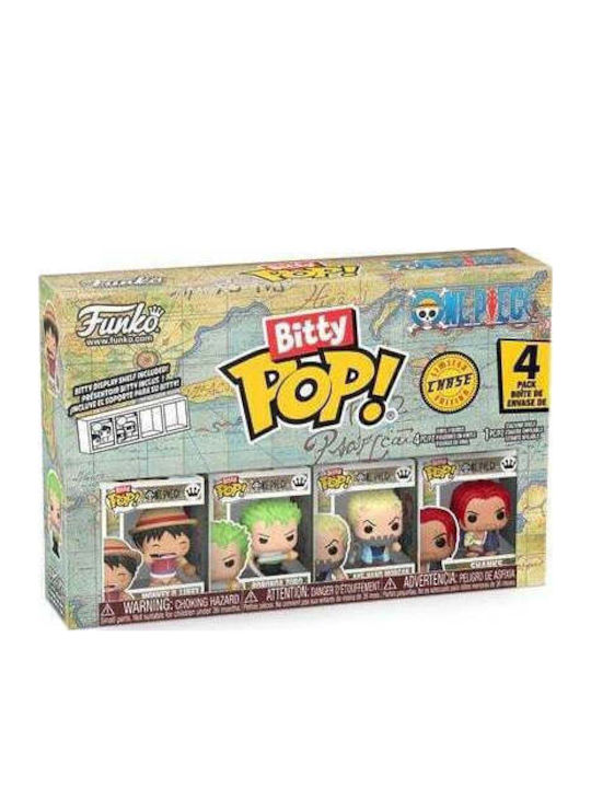 Funko Bitty Pop! Animation: Monkey D. Luffy, Roronoa Zoro, Axe-Hand Morgan 4τμχ Funko Bitty Pop! Animation: Monkey D. Luffy, Roronoa Zoro, Axe-Hand Morgan 4τμχ