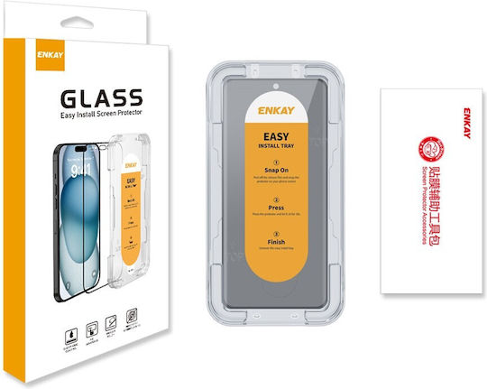 Enkay Easy Installation Full Privacy Tempered Glass Oneplus 13 Black