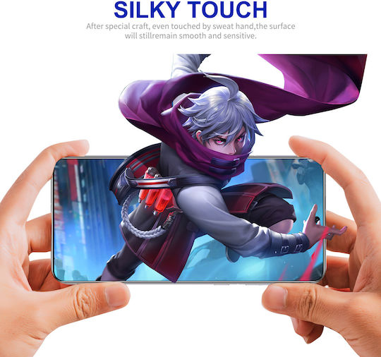 Enkay Easy Installation Full Glue Tempered Glass Compatible with OnePlus Nord 5 5G Black