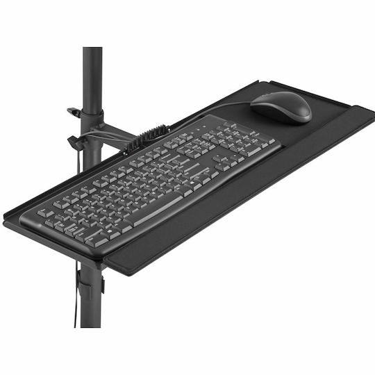Equip Βάση Δαπέδου Οθόνης έως 33" με Ροδάκια (650171)
