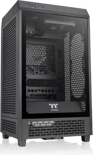 Thermaltake The Tower 200 Snow Mini Chassis Gaming Mini tower Carcasă Calculator cu Fereastră Laterală Bumblebee