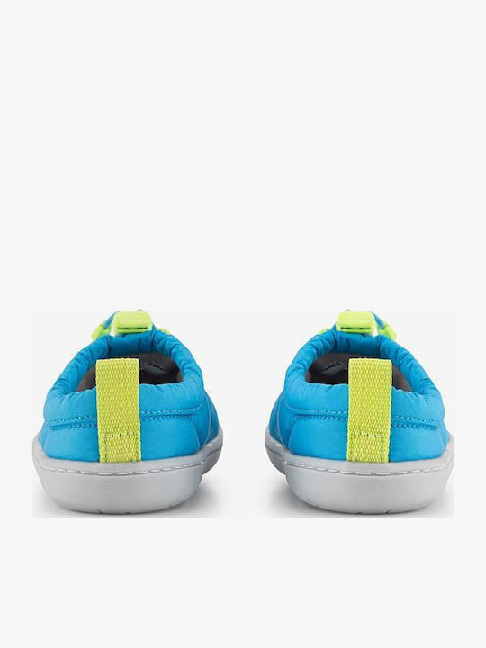 Kinder Sneaker Barfuß Slip-On Blau