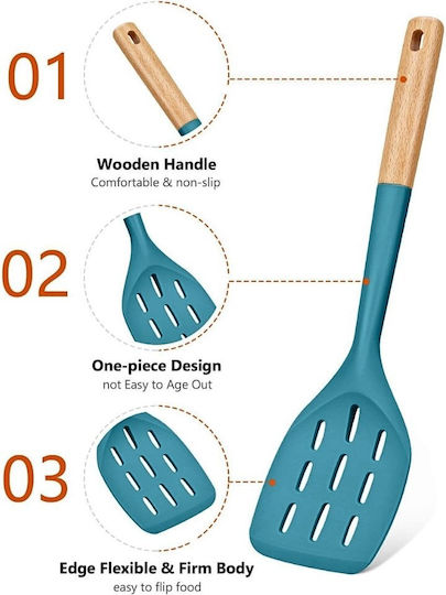 Uncle George Spatula Slotted Silicone 33.5cm