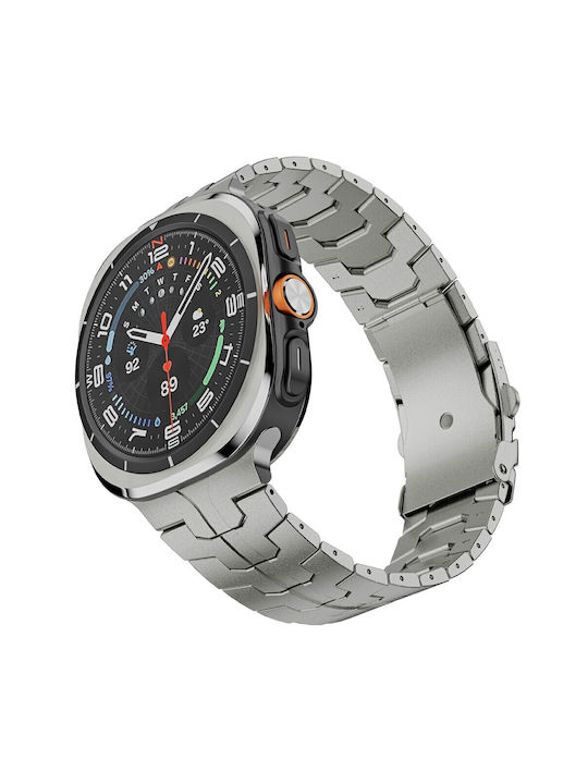Λουράκι Ανοξείδωτο Ατσάλι Γκρι (Galaxy Watch 8 / 8 Classic / 9)