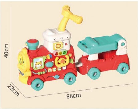 Lazarid Ride On Baby Push Walker Red