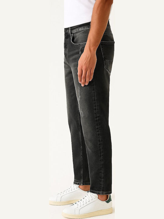 Herren Jeanshose mit Regulär Anwendung Schwarz