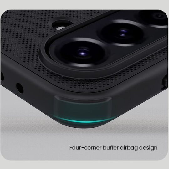 Nillkin Super Frosted Pro Magnetic Back Cover Plastic / Silicon Impermeabil Negru (Galaxy A56)