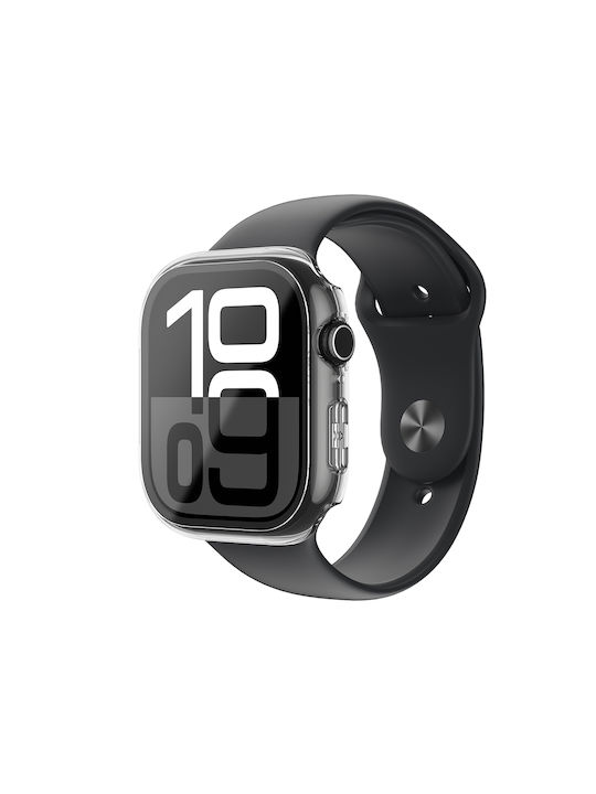 AmazingThing Plastic Case in Transparent color for Apple Watch 46mm