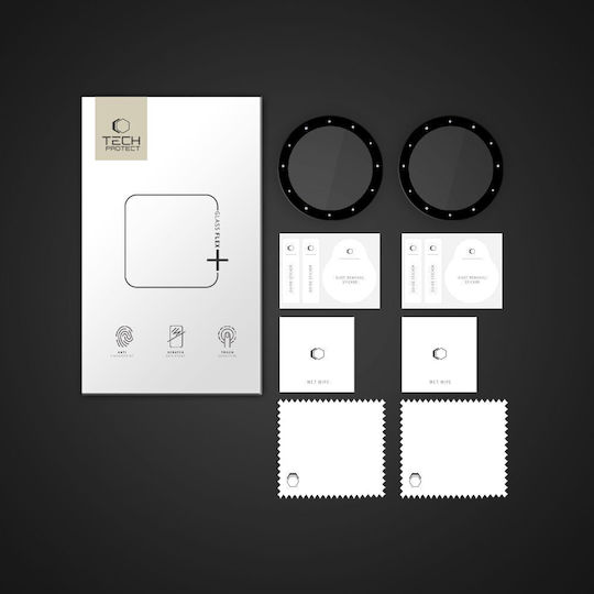 Hybrid Glass Tech-protect Glass Flex+ 2-pack Garmin Venu 3s Black