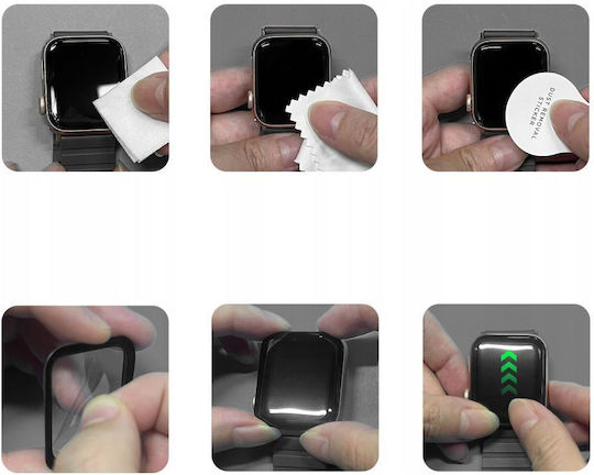 Tech-protect Glass Flex+ 2-pack Apple Watch 10 11 46 Mm Black