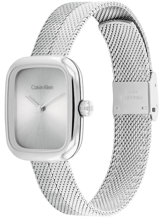 Calvin Klein Adore Women's Watch 26.7mm Chronograph Battery with Silver Metal Bracelet