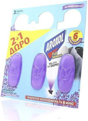 Aroxol Full Season Molii 3buc Lavanda