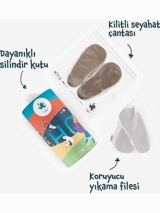 Kids Slippers Gray Friendly
