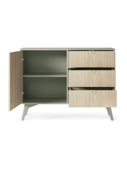 Мебели за съхранение с чекмеджета Eucalyptus-beige 106x81x38см