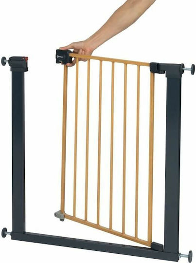 Safety 1st Easy Close Security Door Metal in Black Colour 80x80cm