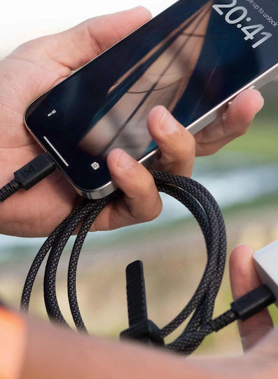 Xtorm Braided USB 2.0 Cable USB-C male - USB-C 240W PD Μαύρο 1.5m CX3091