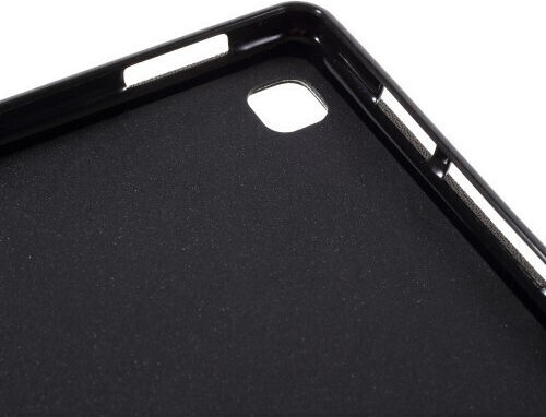 Klappdeckel Synthetisches Leder mit Tastatur Englisch US Schwarz (Galaxy Tab A7 Lite) 104100433A