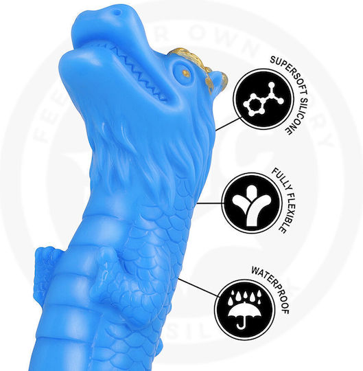 Epic Glass Dildo Blue