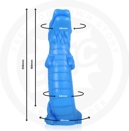 Epic Glass Dildo Blue