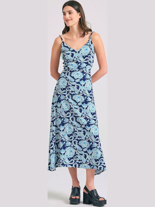 Summer Midi Dress Blue