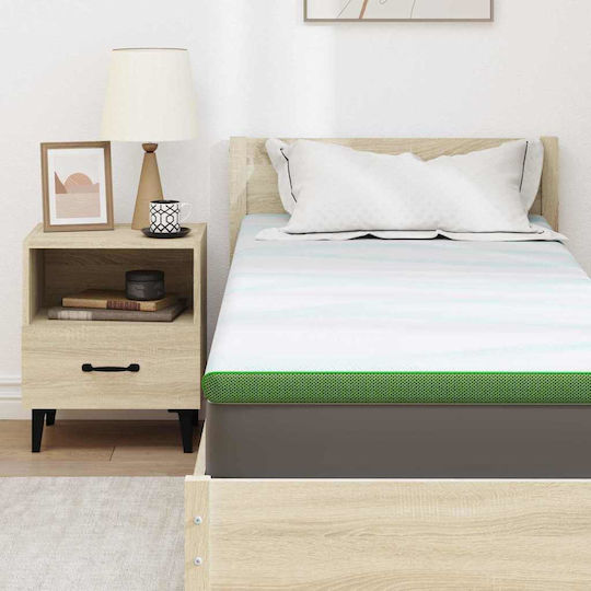 vidaXL Ανώστρωμα Μονό Polyester 70x200x6εκ.