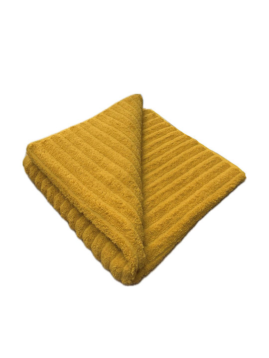 Prosop de corp 70x140cm. Galben Greutate 560gr/m²