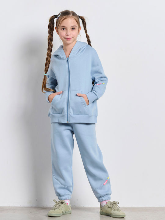 Kids Sweatpants Blue Capital Logo