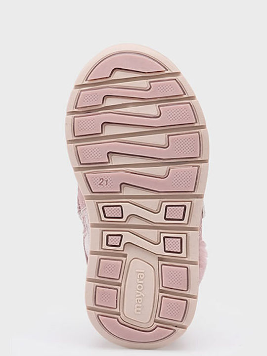 Ghete Copii cu Velcro Roz