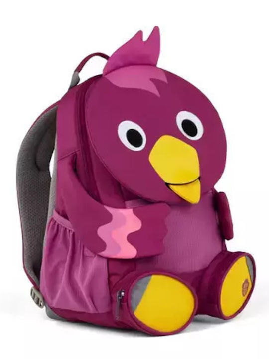 Affenzahn Backpack School Bag Kindergarten With Water Bottle Holder Purple 8 Litre 20 x 12 x 31cm