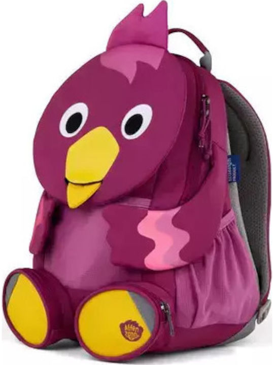 Affenzahn Backpack School Bag Kindergarten With Water Bottle Holder Purple 8 Litre 20 x 12 x 31cm