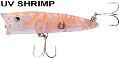 Ryuji Nălucă Artificială Popper 7buc/8.5gr Olive Shrimp